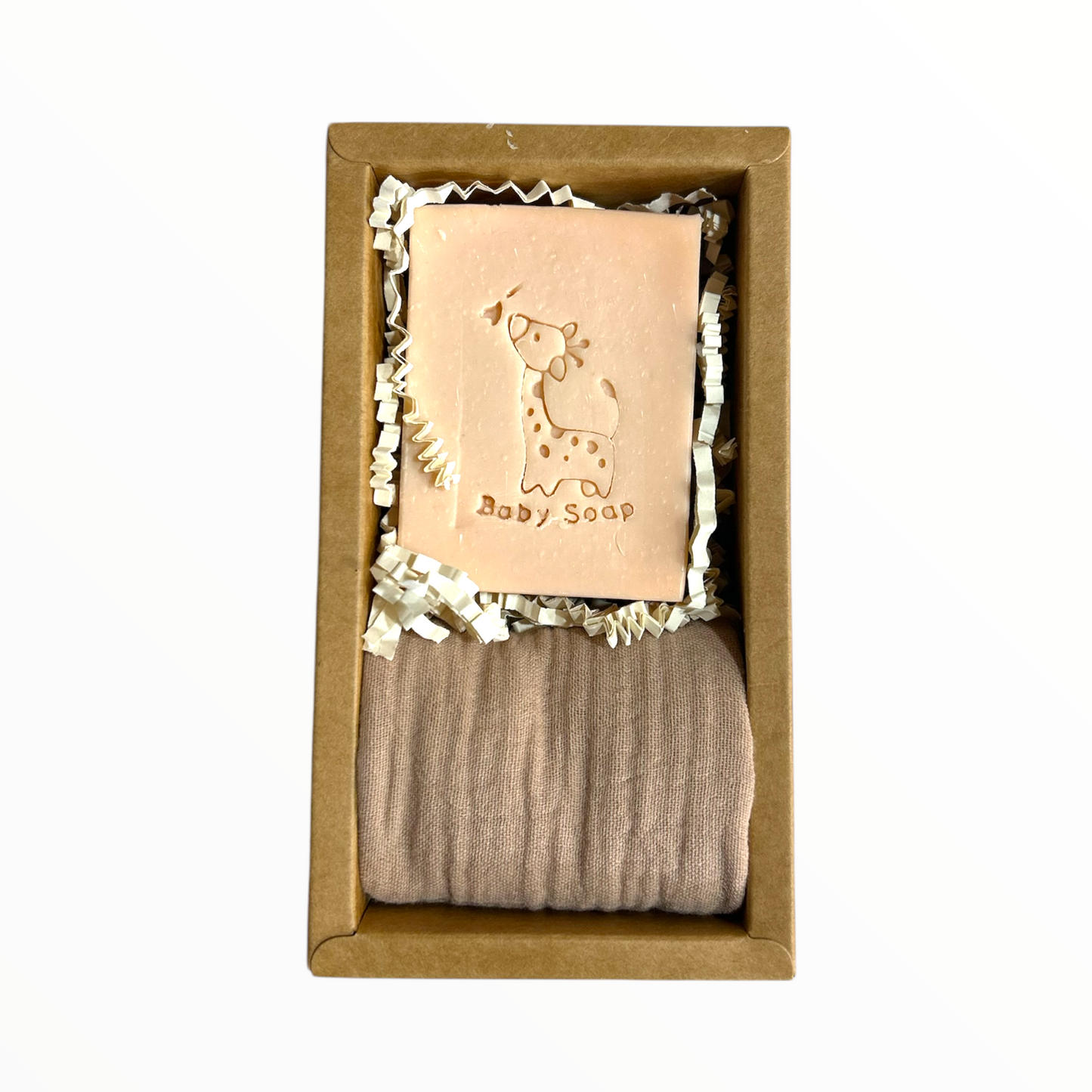 Baby Soap with Muslin Washcloth